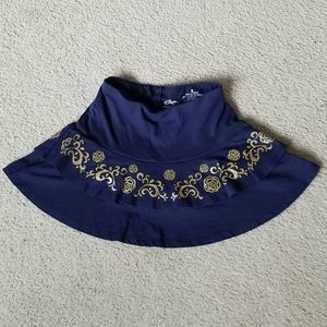 ❤4/$20 Disney Navy Blue Skirt with Built-in Shorts